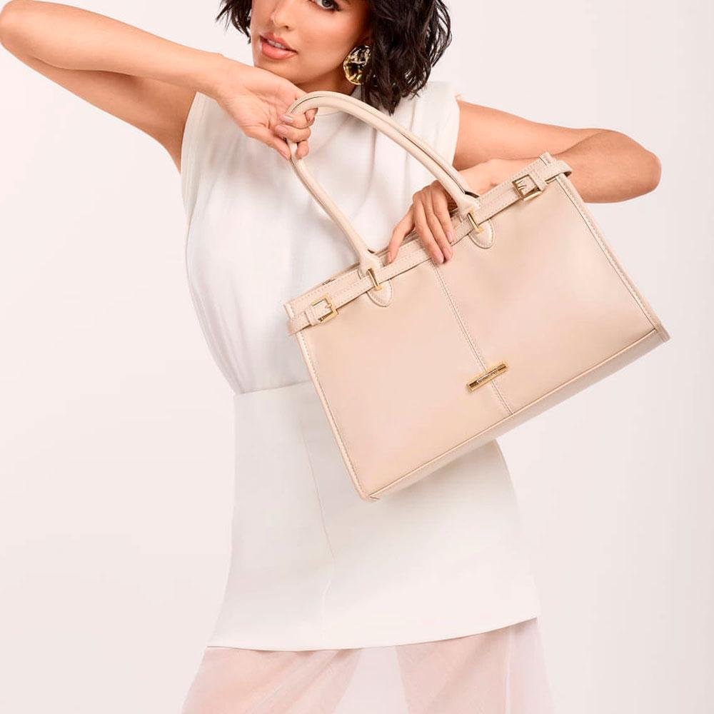 Bolsa de Ombro Feminina Via Marte B1-307-01 Off White 4