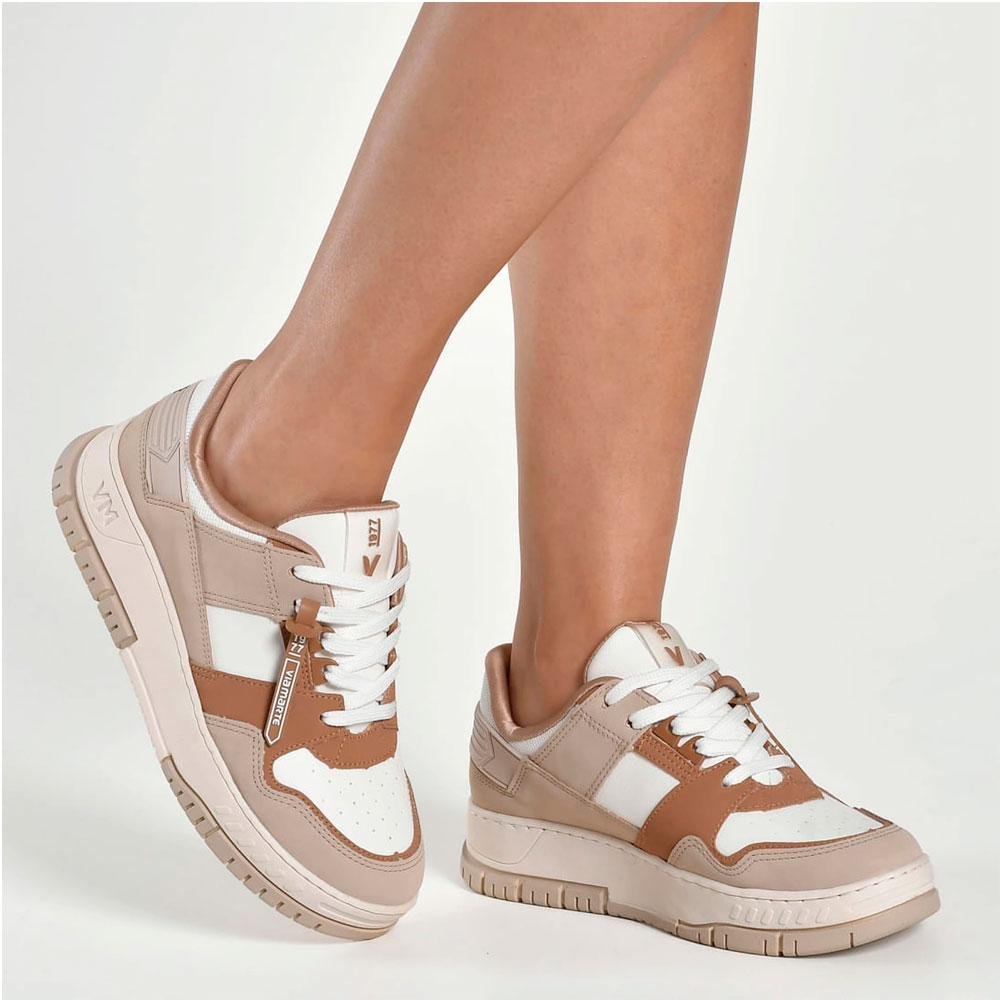 Tênis Casual Feminino Via Marte 219-003-02 Bege 3