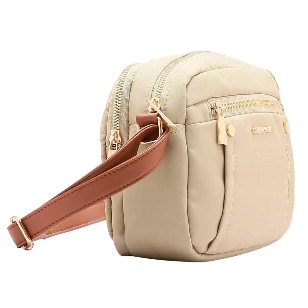 Bolsa Transversal Feminina Chenson 3184585 Bege 2