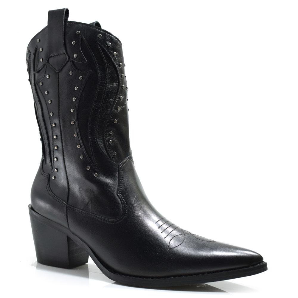 Bota Texana de Couro Suzzara 411-122