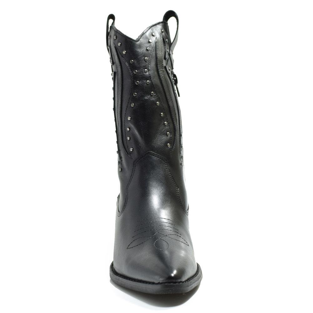 Bota Texana de Couro Suzzara 411-122 Preto 6