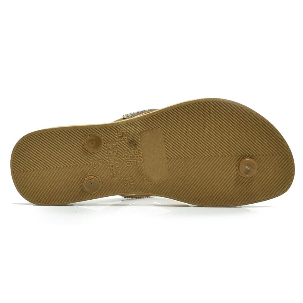 Chinelo Feminino Cazzualen CH-2101 Dourado 5