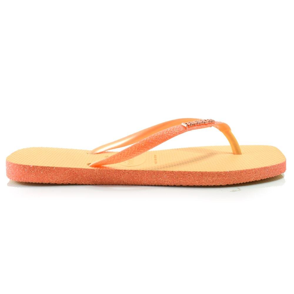 Chinelo Feminino Havaianas Slim Sparkle 4150248 Laranja 3