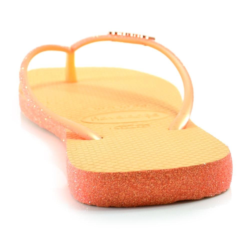 Chinelo Feminino Havaianas Slim Sparkle 4150248 Laranja 4