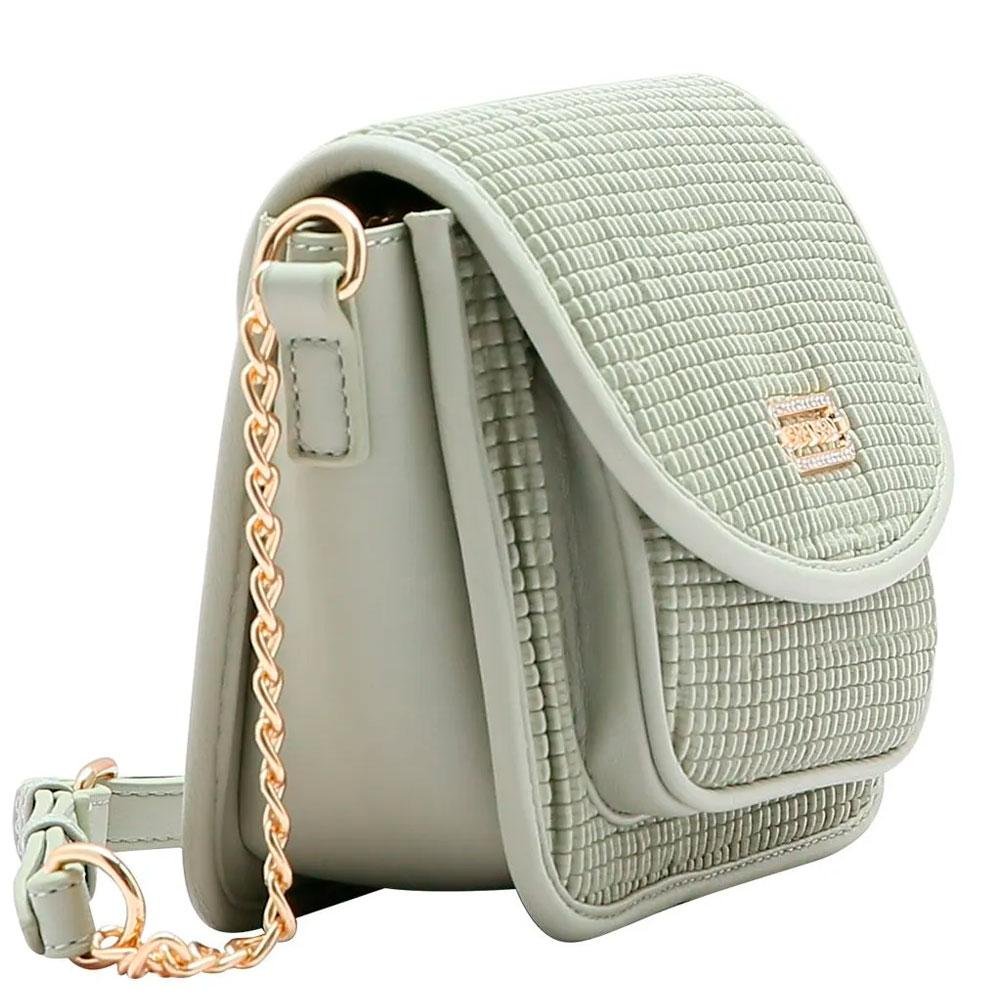 Bolsa Transversal Feminina Chenson 3484741 Verde 2
