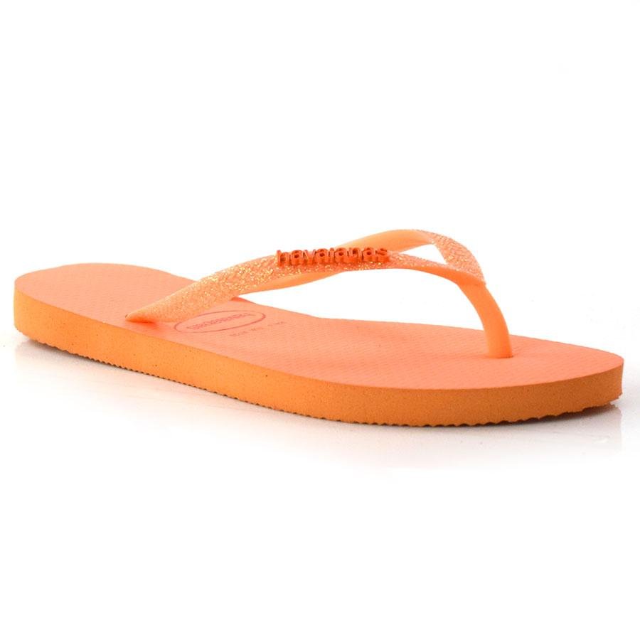 Chinelo Havainas Glitter Neon 4147111 Laranja 6