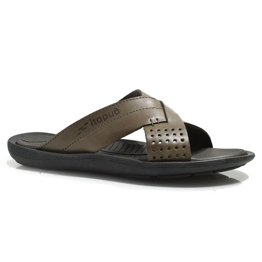 Chinelo Slide de Couro Masculino Itapuã 391