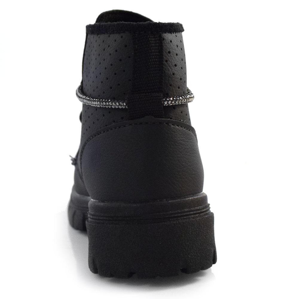 Coturno Infantil Jet Kids 25.009 Preto 5