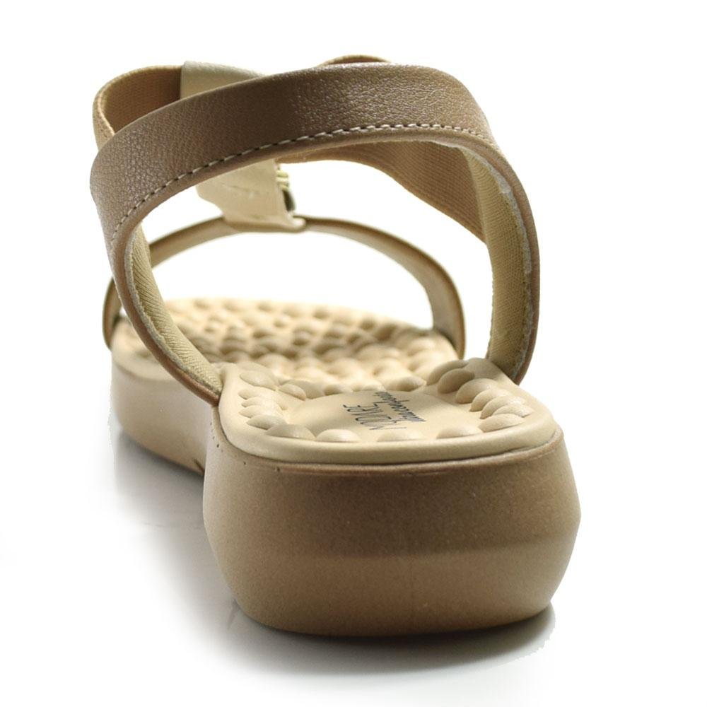 Papete Feminina Modare Bege 4