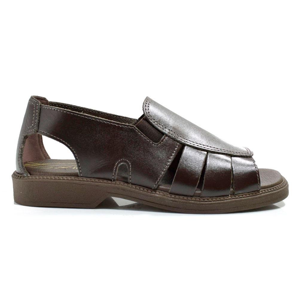Sandália de Couro Masculina Itapuã 1602 Marrom 3