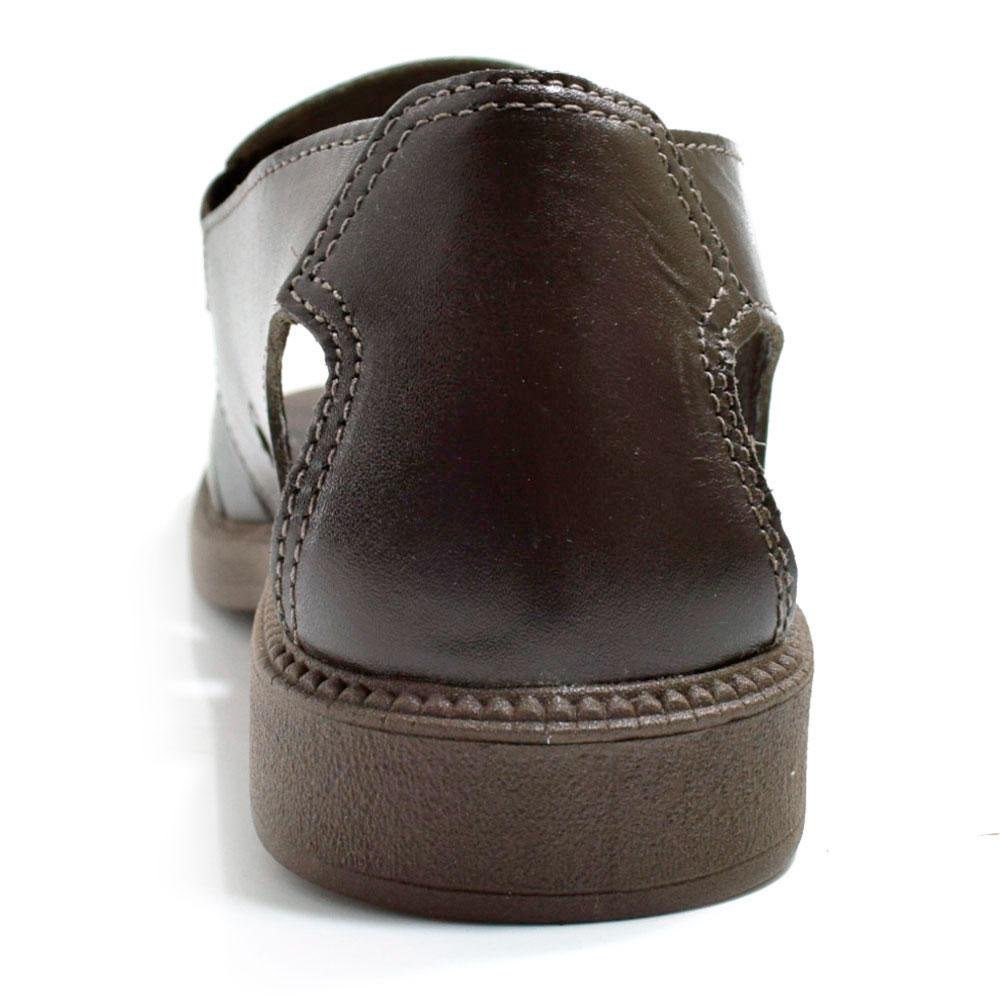 Sandália de Couro Masculina Itapuã 1602 Marrom 4