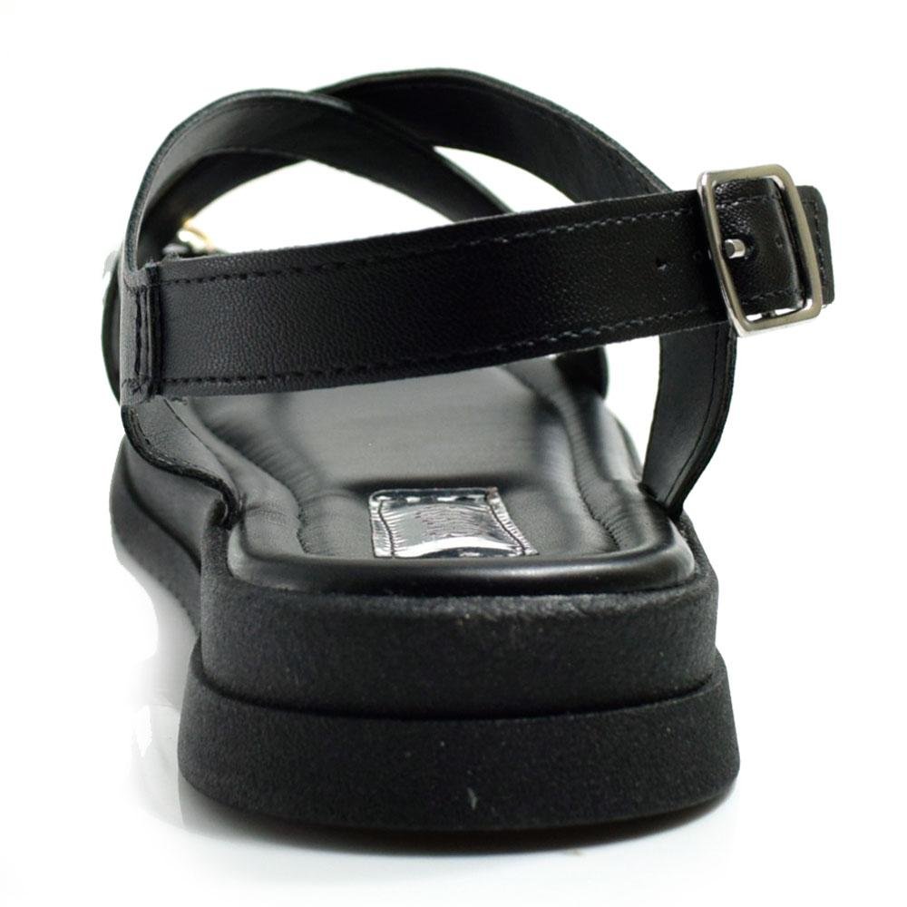Sandália Flat Feminina Mississipi MF111 Preto 4