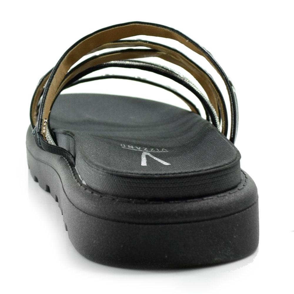 Sandália Flat Feminina Vizzano 6510.112.27850 Preto 4