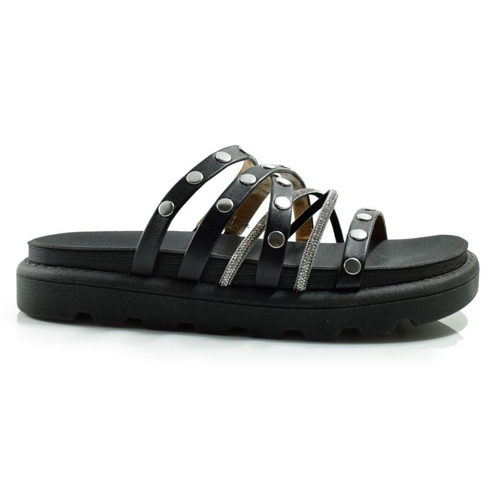 Sandália Flat Feminina Vizzano 6510.112.27850 Preto 3