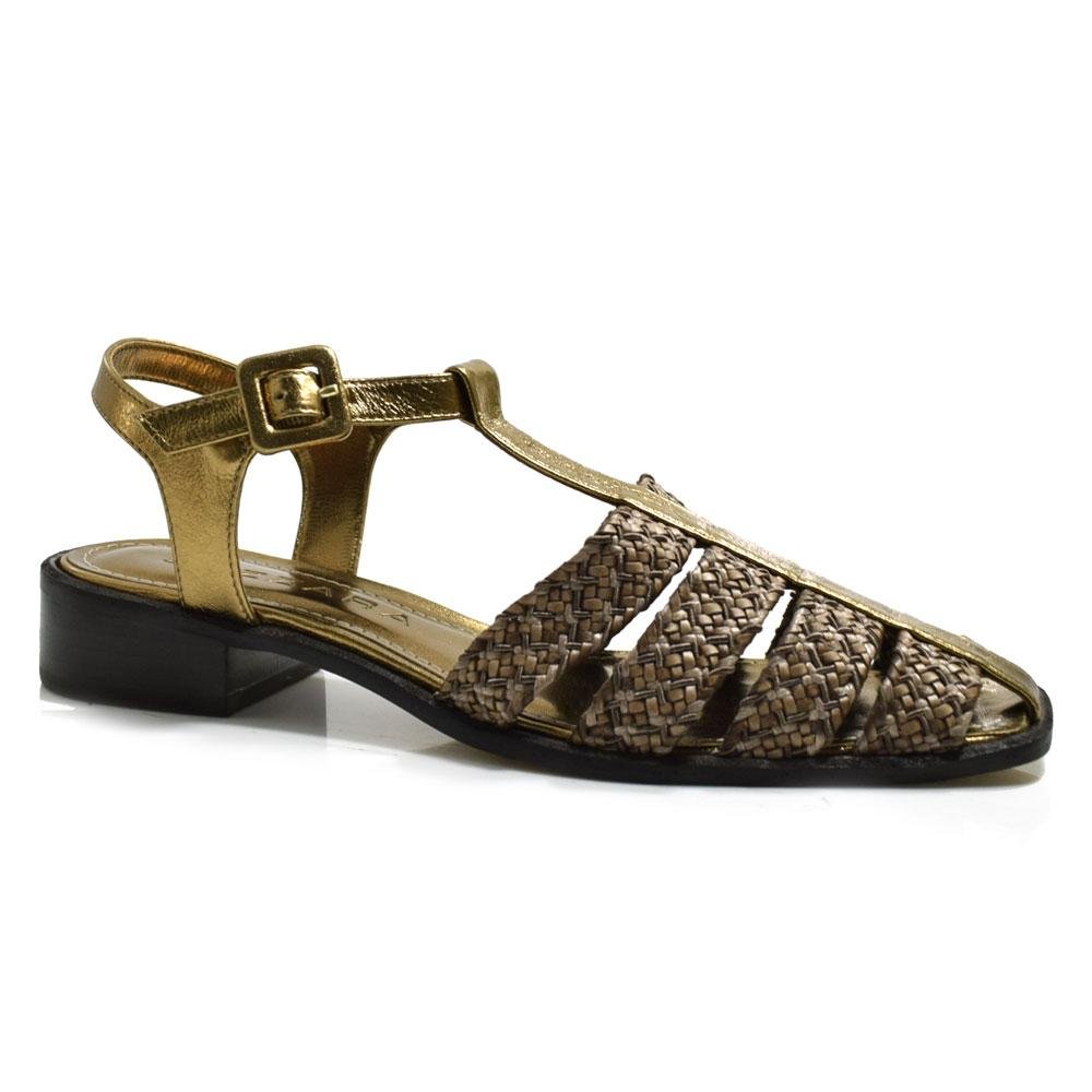 Sandália Fisherman de Couro Suzzara 47-18