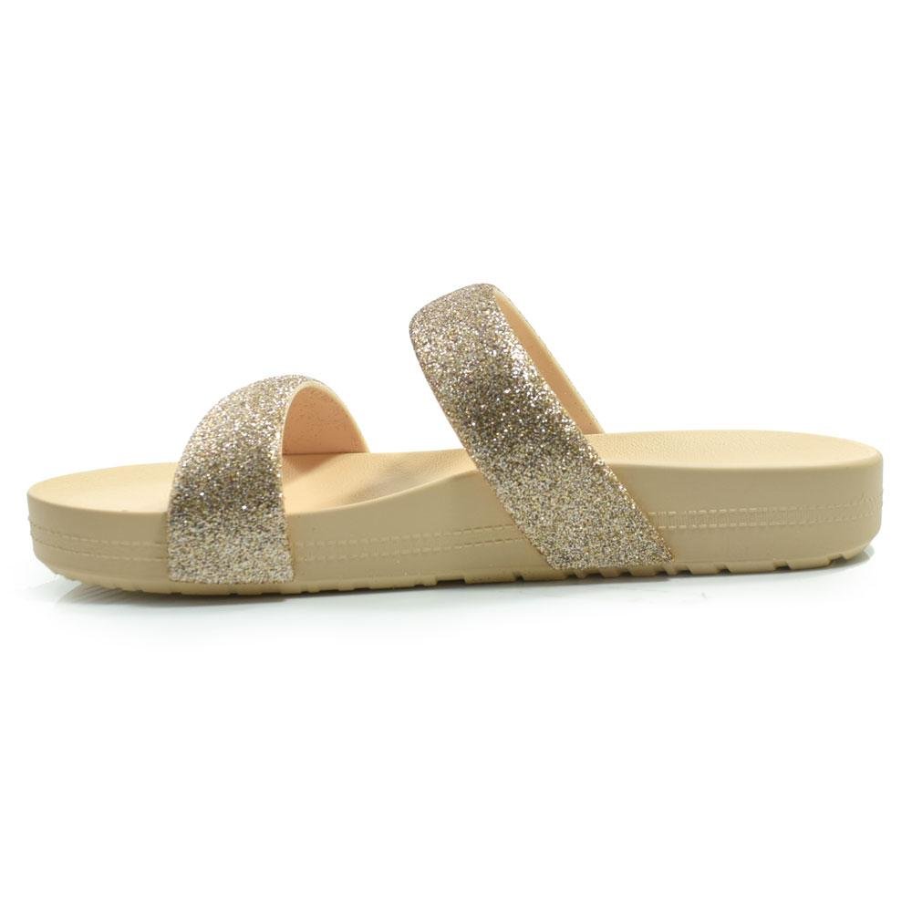 Sandália Flat Feminina Zaxy Bestie 19206 Creme 5