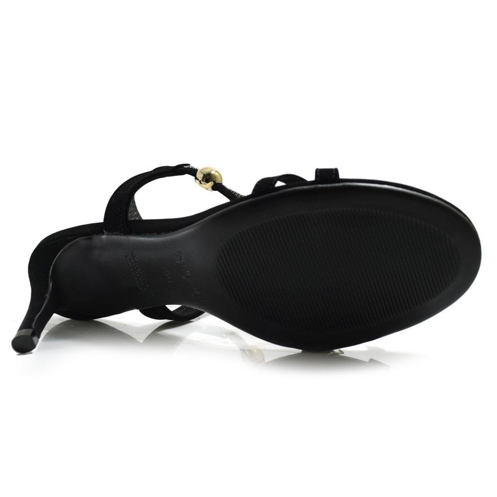 Sandália de Salto Feminina Cazzualen Preto 7