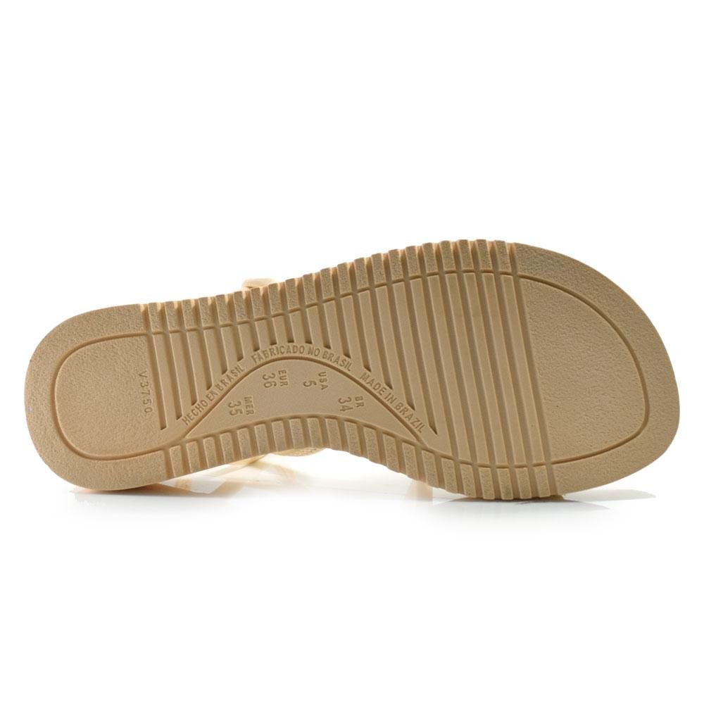 Sandália Flat Infantil Pink Cats V4801 Bege 7