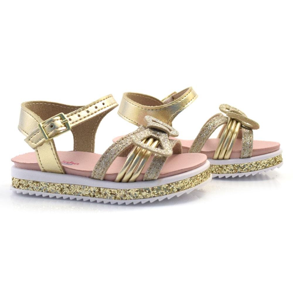 Sandália Infantil Molekinha 2724.112.27423 Dourado 2