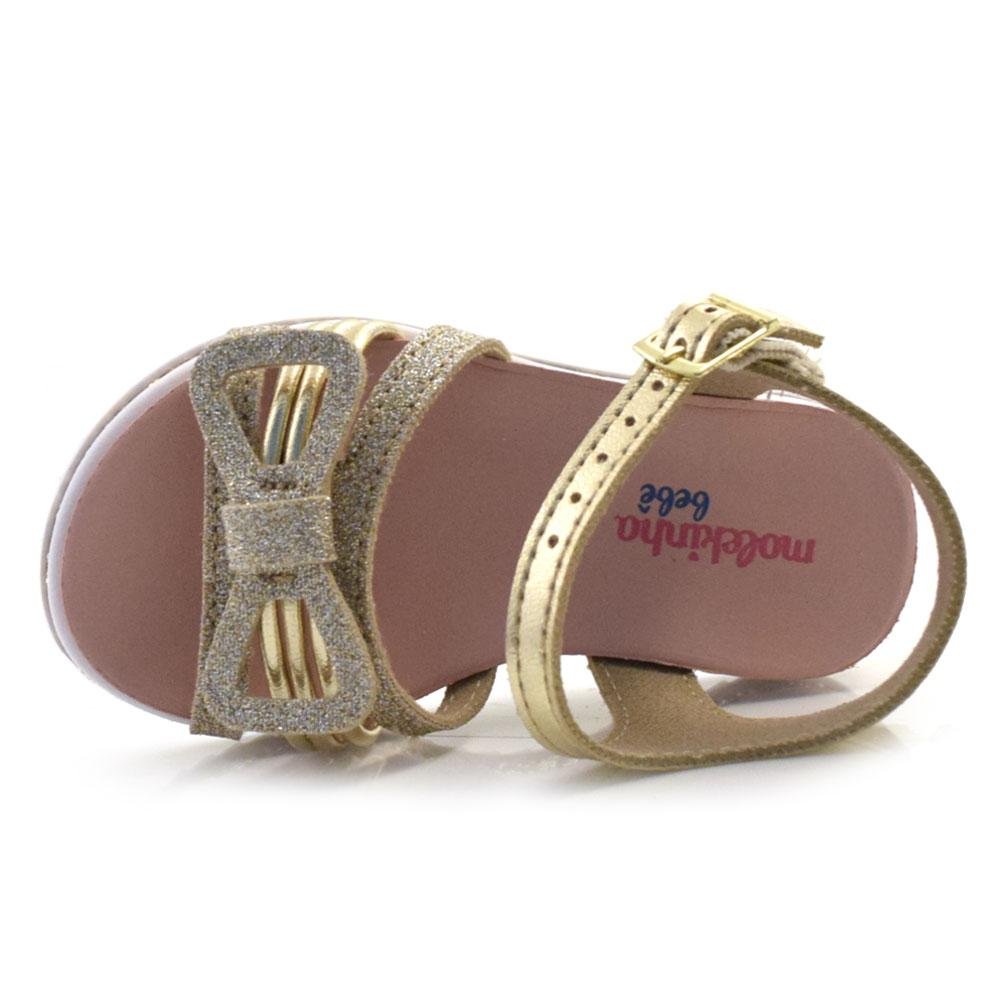 Sandália Infantil Molekinha 2724.112.27423 Dourado 6