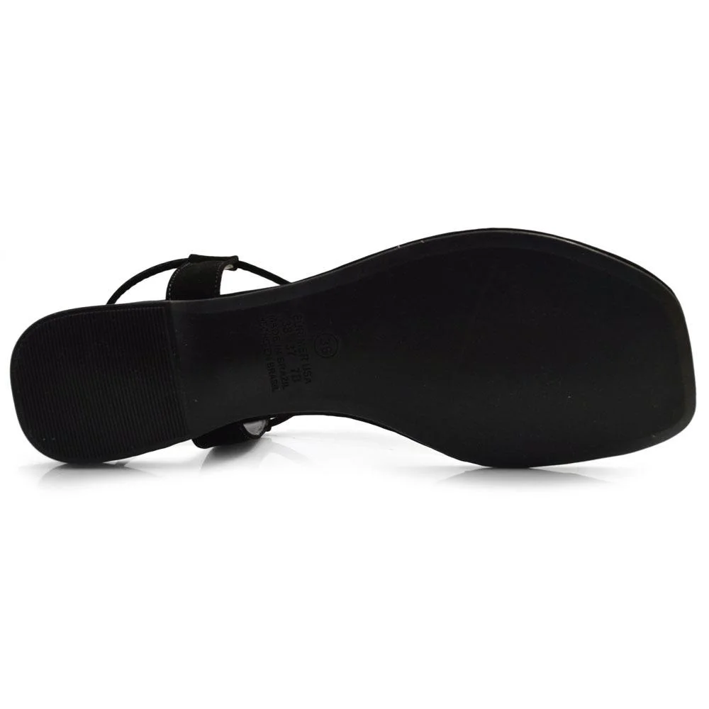 Sandália Rasteira Feminina Cazzualen 31.211 Preto 7