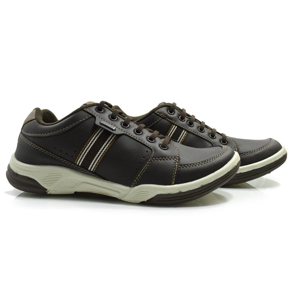 Sapatênis Masculino Confort Way 602404 Marrom 2