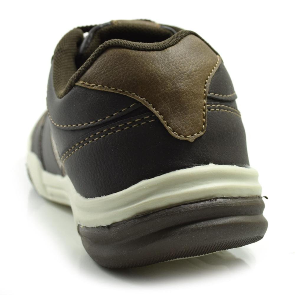 Sapatênis Masculino Confort Way 602404 Marrom 4