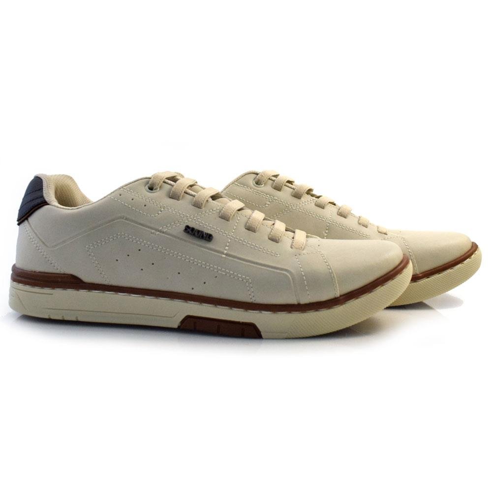 Sapatênis Masculino Sound E280Z Creme 2