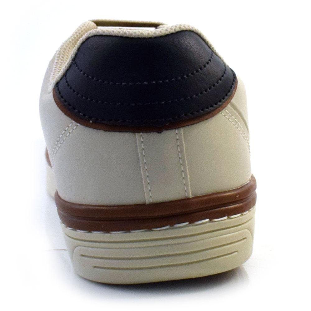 Sapatênis Masculino Sound E280Z Creme 5