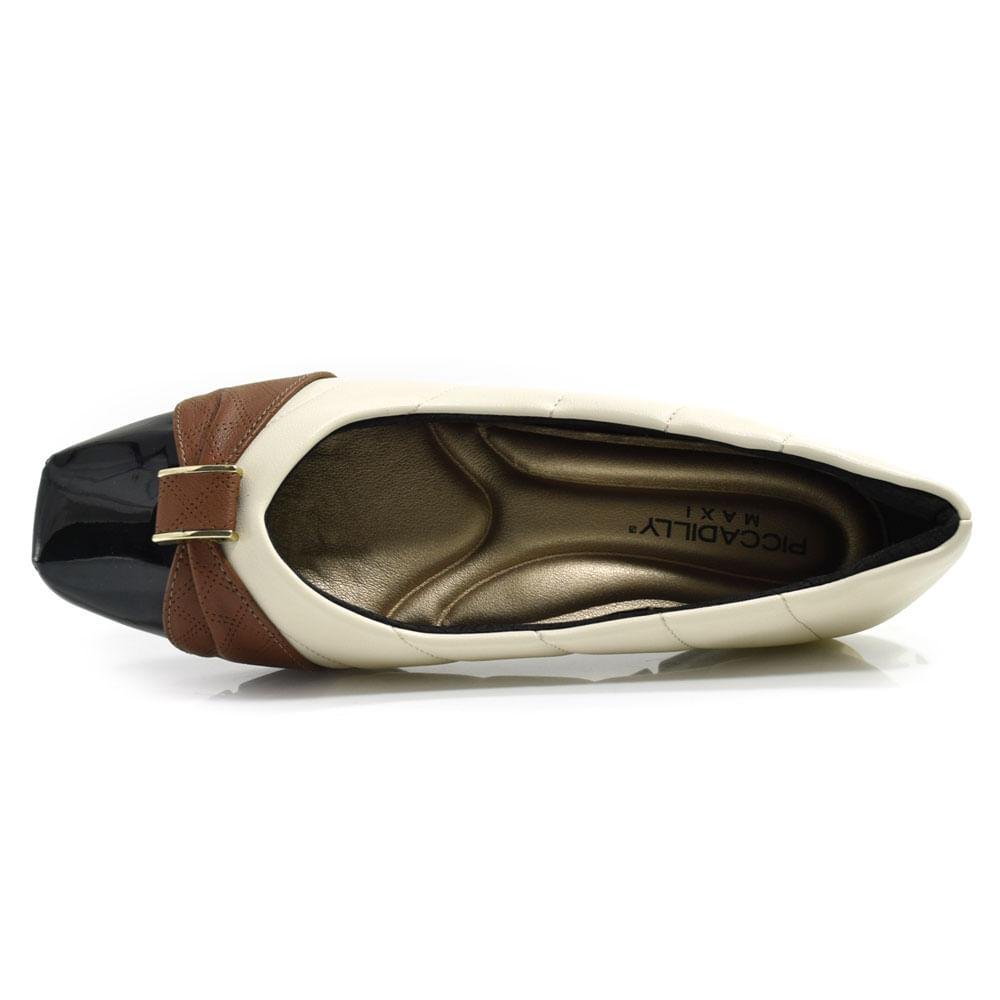 Sapatilha Feminina Piccadilly 147320 Off White 6