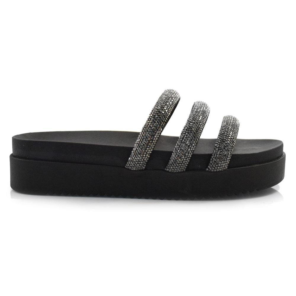 Tamanco Flat Feminino Ramarim 24-42101 Preto 4