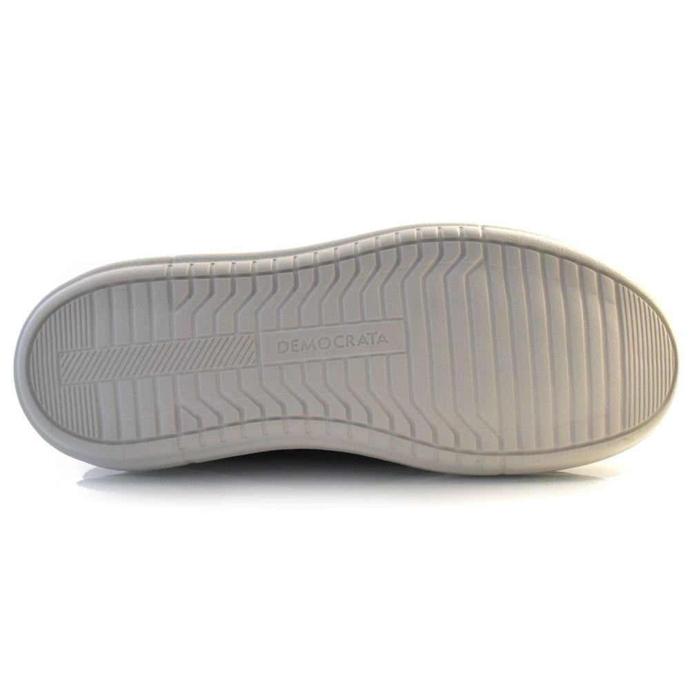 Sapatênis de Couro Masculino Democrata Joe Ultra 526101 Preto 7