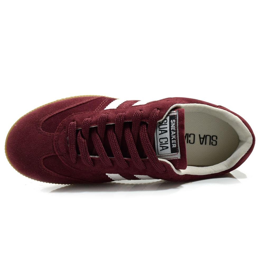 Tênis Casual Feminino Sua Cia 8355.15964 Bordô 6