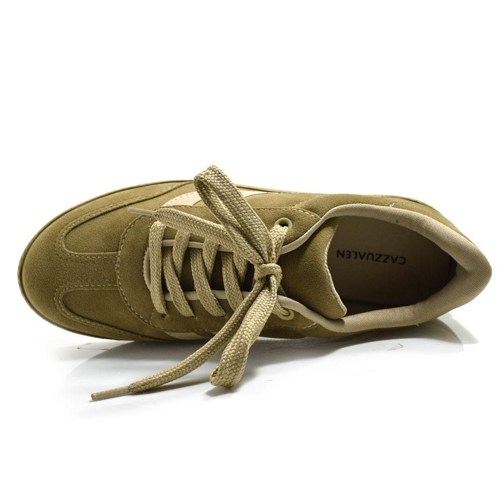 Tênis Casual Feminino Cazzualen 69-1739-34 Bege 6