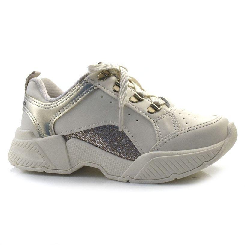 Tênis Infantil Pink Cats V4762 Off White 1