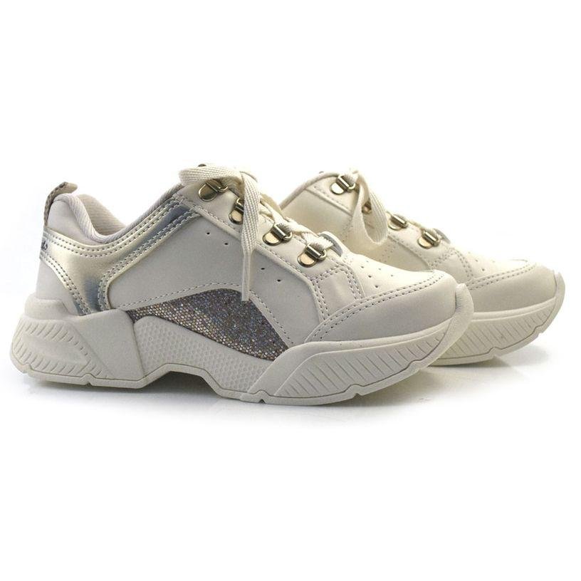 Tênis Infantil Pink Cats V4762 Off White 2