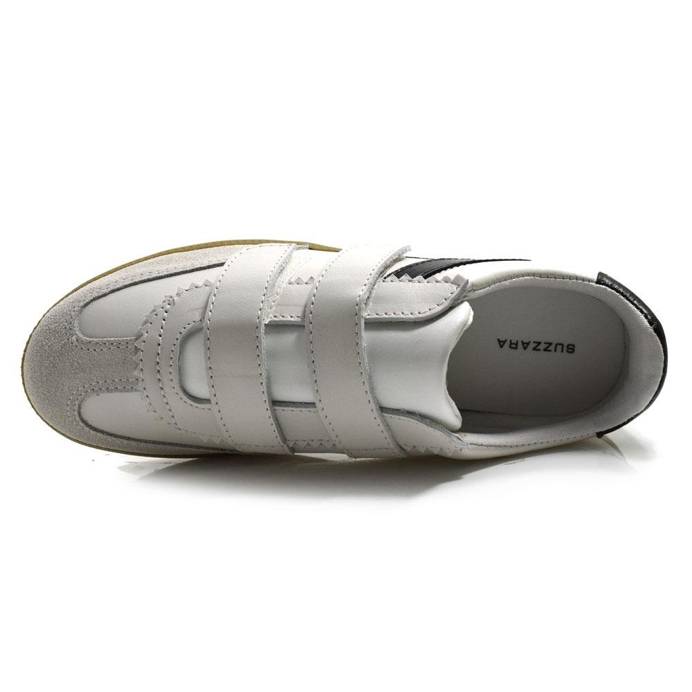 Tênis de Couro Feminino Suzzara Branco 6