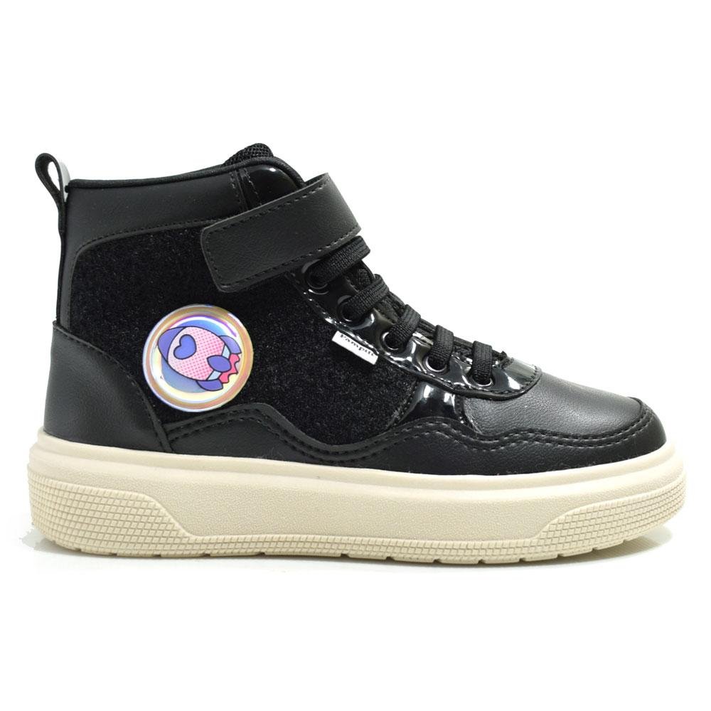 Tênis de Cano Alto Infantil Pampili 736.054 Preto 3