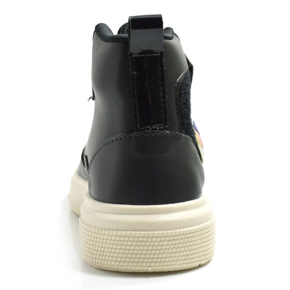 Tênis de Cano Alto Infantil Pampili 736.054 Preto 4