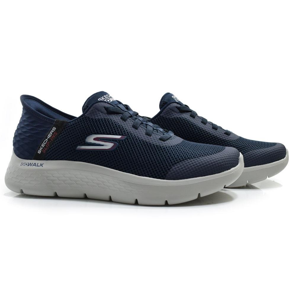 Tênis Masculino Skechers Go Walk Flex Original 216324 Azul 2