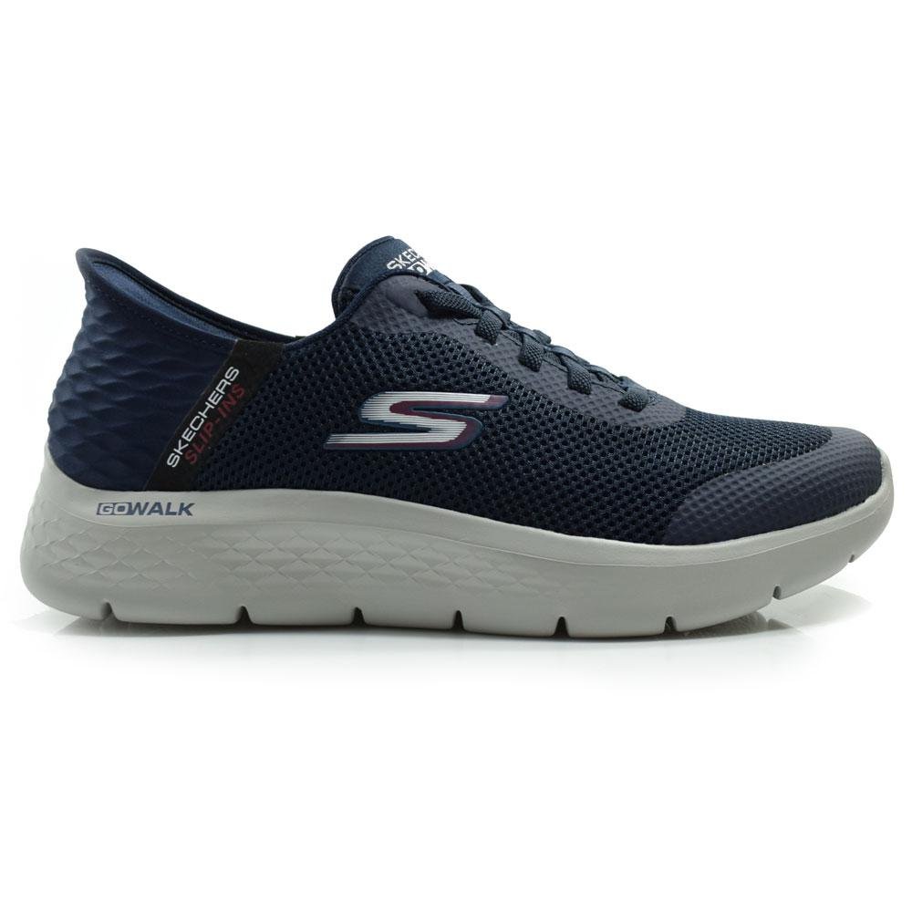 Tênis Masculino Skechers Go Walk Flex Original 216324 Azul 3