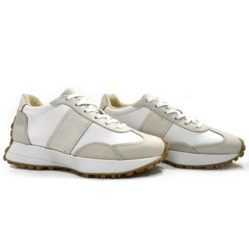 Tênis de Couro Feminino Suzzara 10330-8341 Branco 2