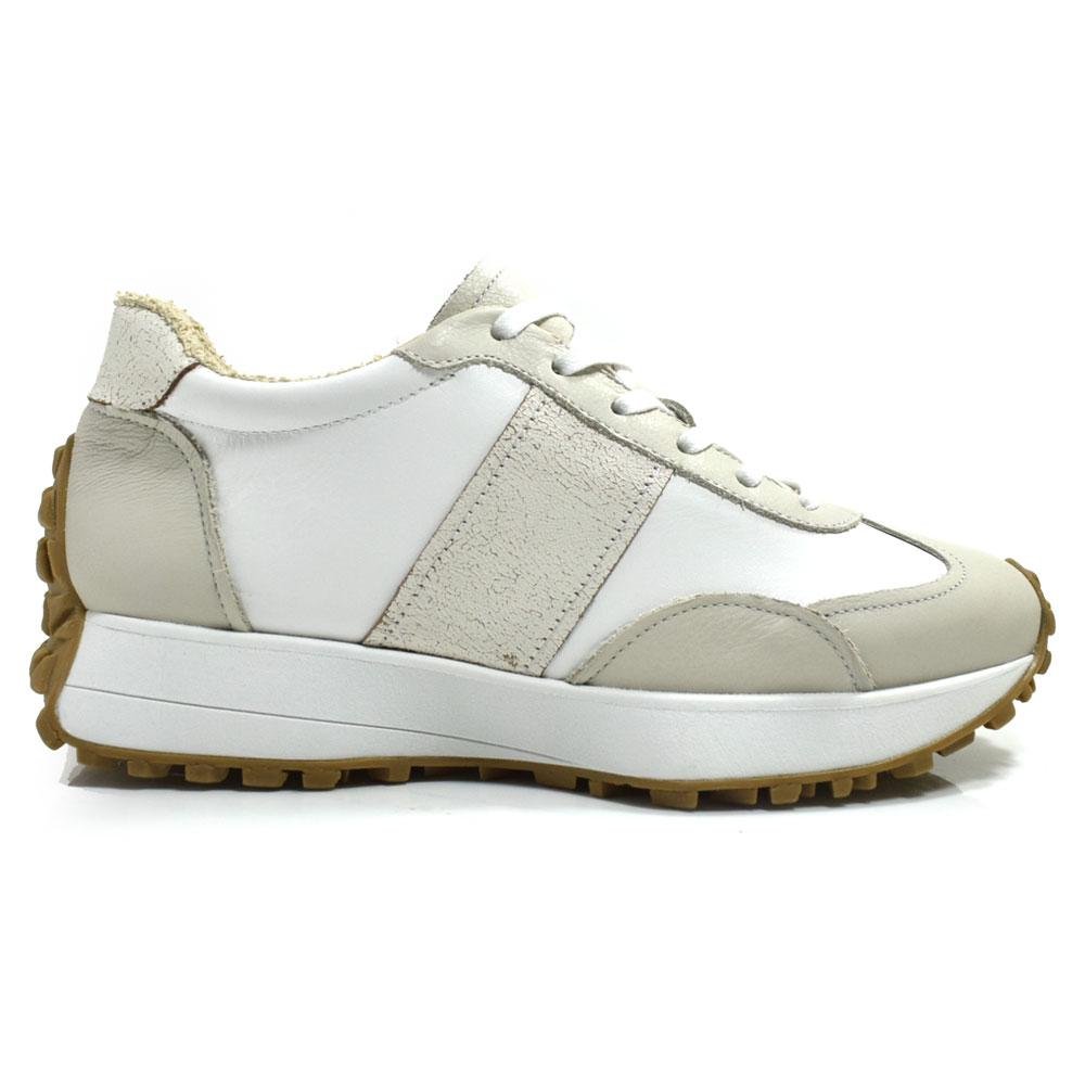 Tênis de Couro Feminino Suzzara 10330-8341 Branco 3