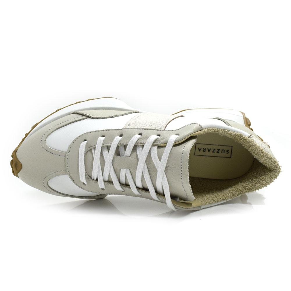 Tênis de Couro Feminino Suzzara 10330-8341 Branco 6