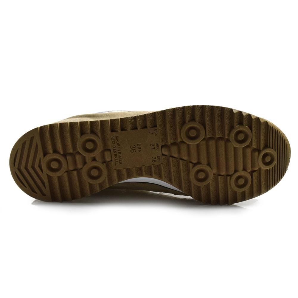 Tênis de Couro Feminino Suzzara Bege 7