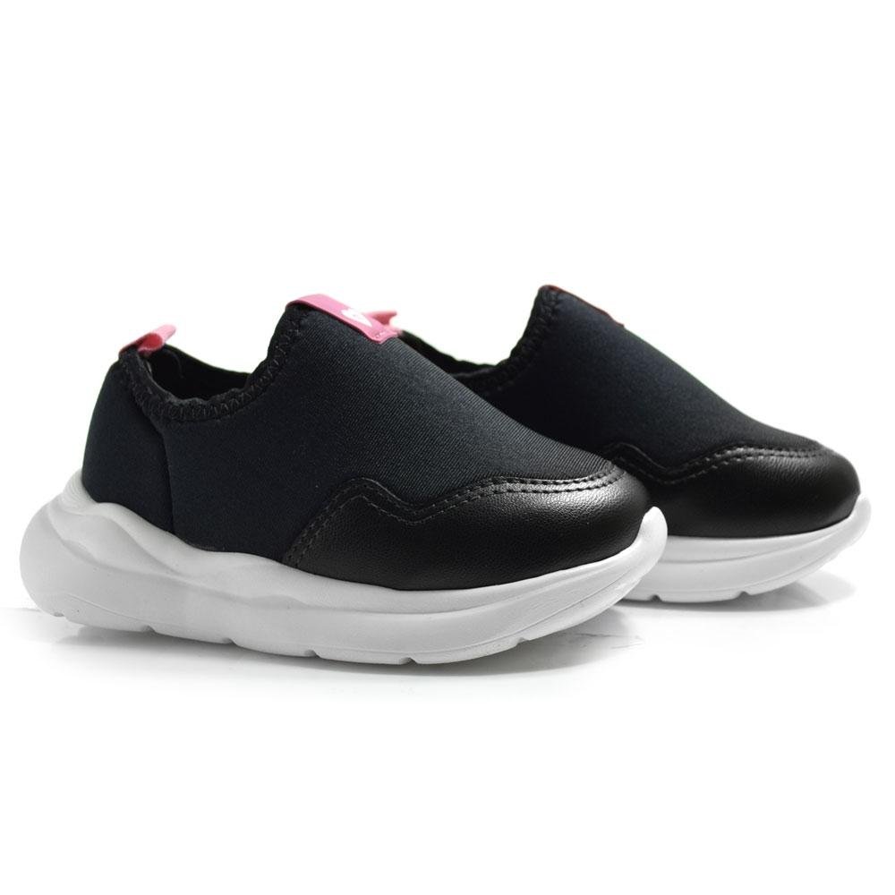 Tênis Infantil Molekinha do 17 ao 25 Preto 2