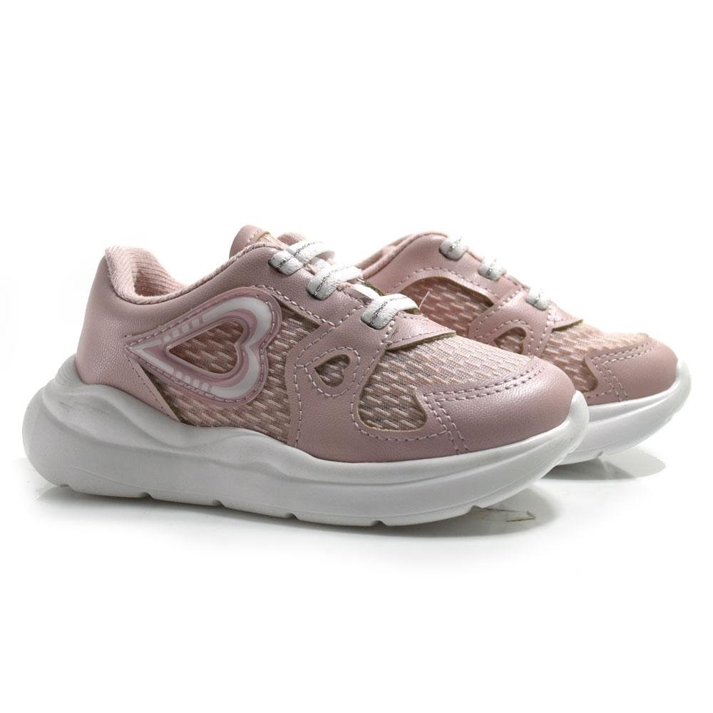 Tênis Infantil Molekinha do 17 ao 25 Rosa 2