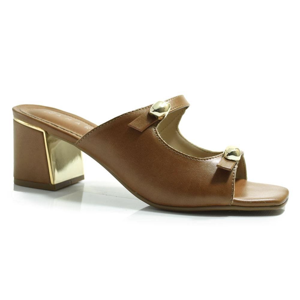 Tamanco de Salto Bloco Feminino Ramarim