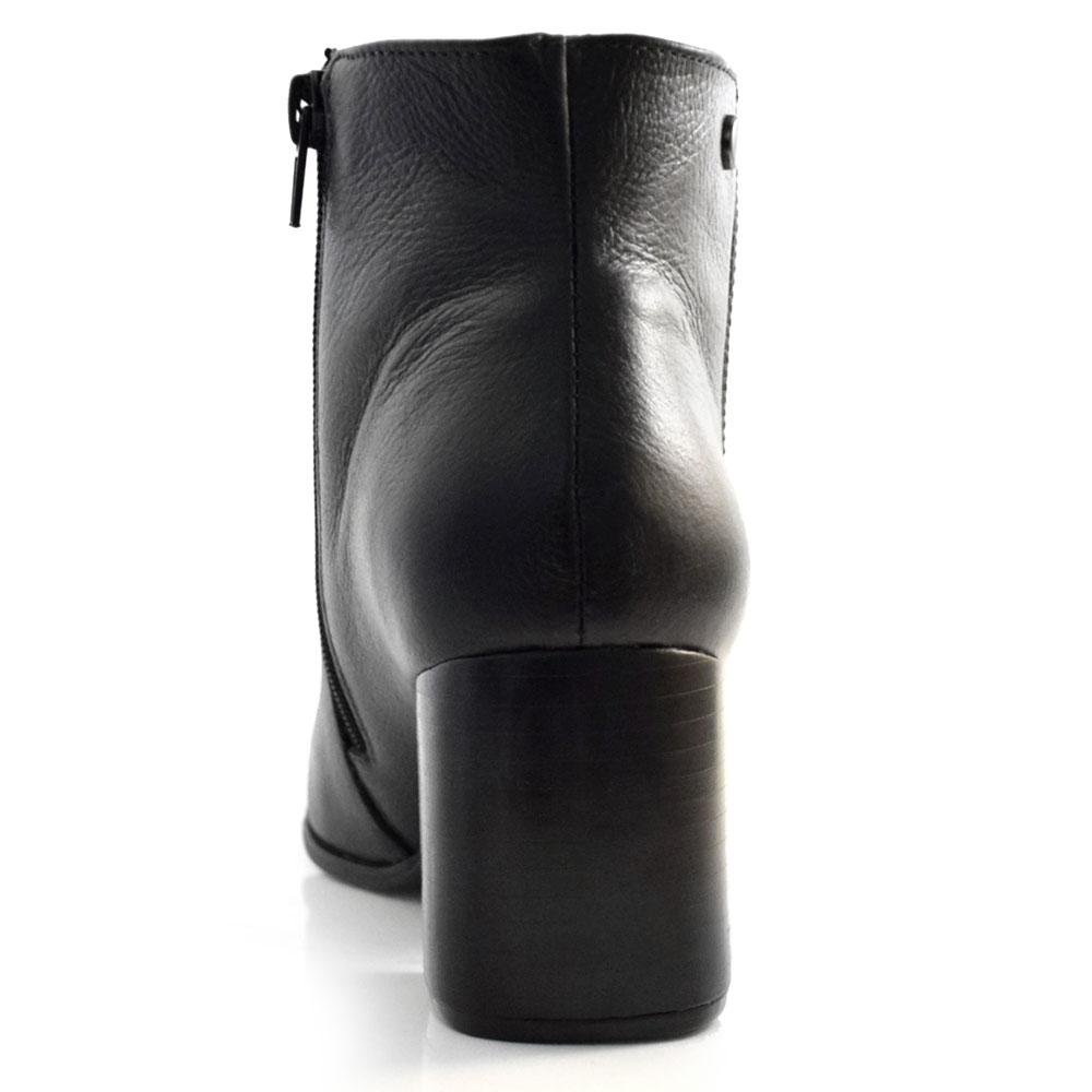 Bota de Couro e Cano Curto Suzzara 78509 Preto 5