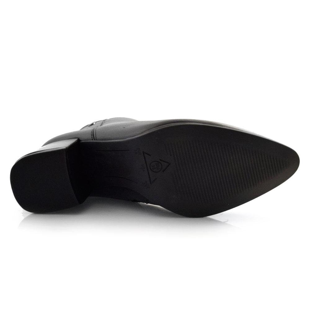 Bota de Couro e Cano Curto Suzzara 78509 Preto 8